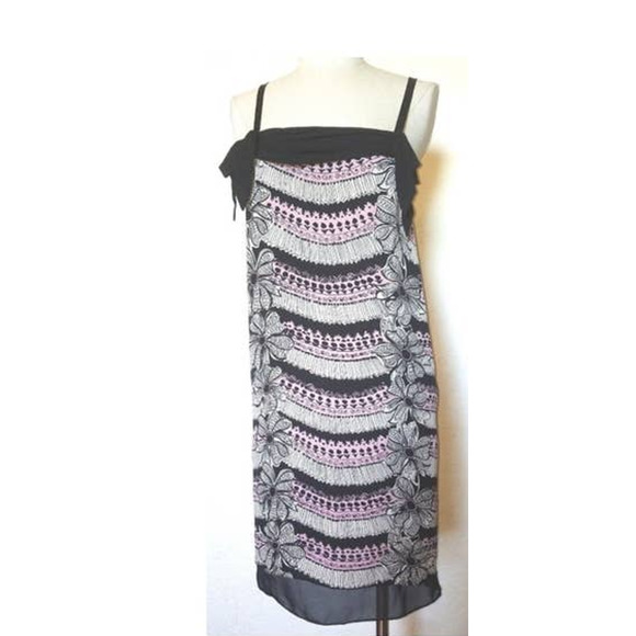 Milly of New York Silk Halter Sheath Dress Sz. 6 - Picture 9 of 10